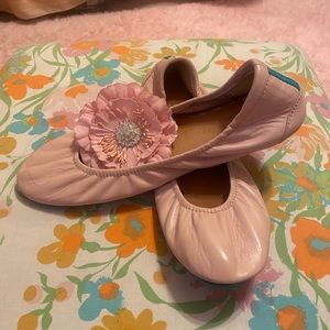 Ballerina pink Tieks size 10 see all photos!